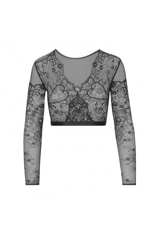 cadolle-crop-top-dentelle-noir-coeur-doubl-satin image 3
