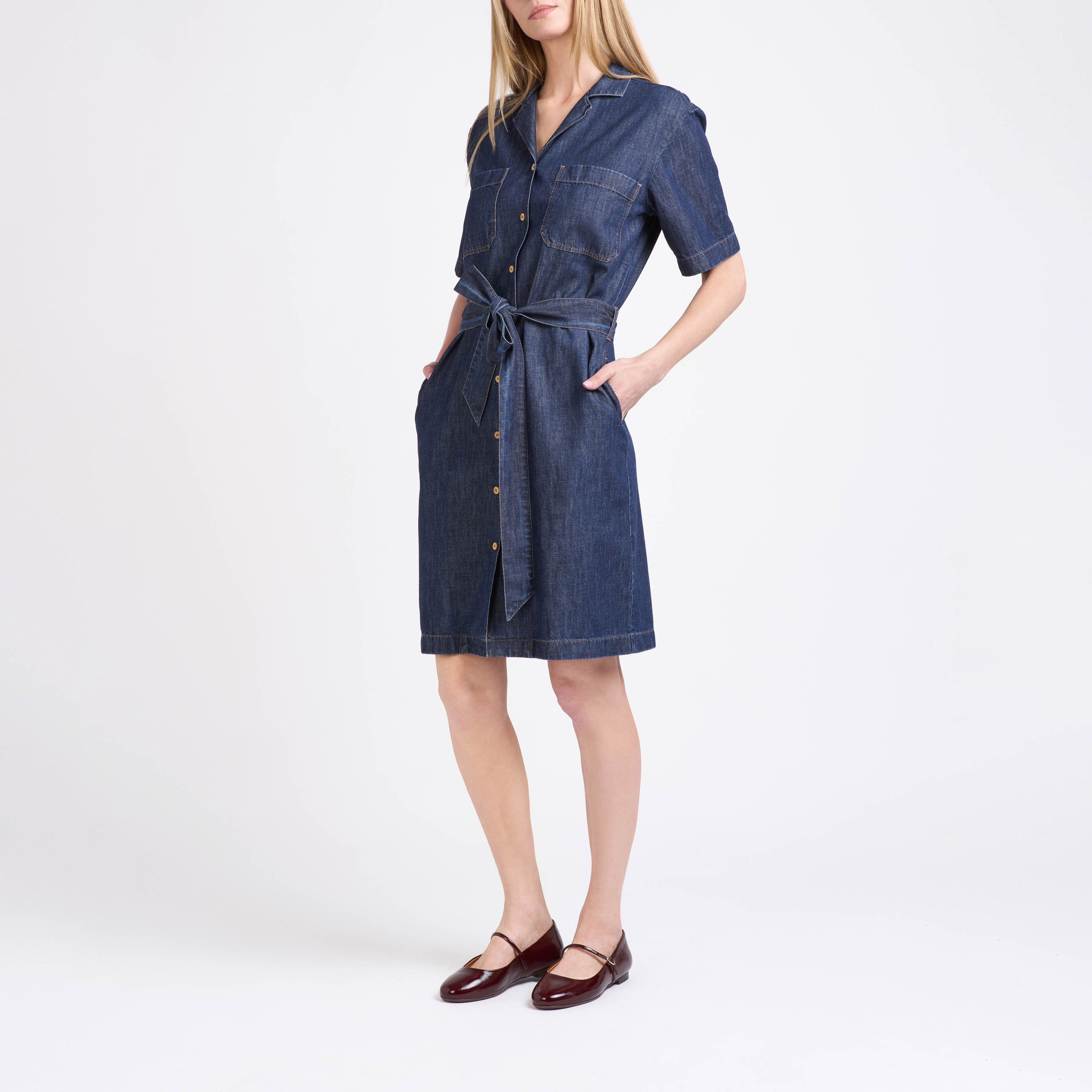atelier-tuffery-robe-chemise-en-jean-stonewashed-h-l-ne image 4