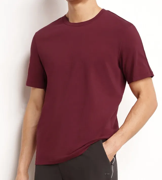 dim-move-t-shirt-de-sport-homme-thermor-gulateur-bordeaux image 1
