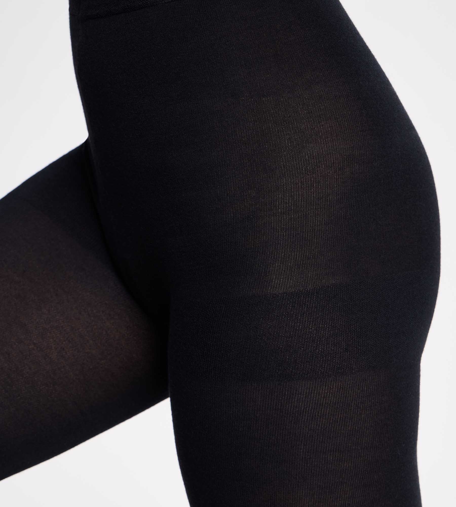 dim-thermo-collant-chaud-effet-laine-noir-115d-femme image 3