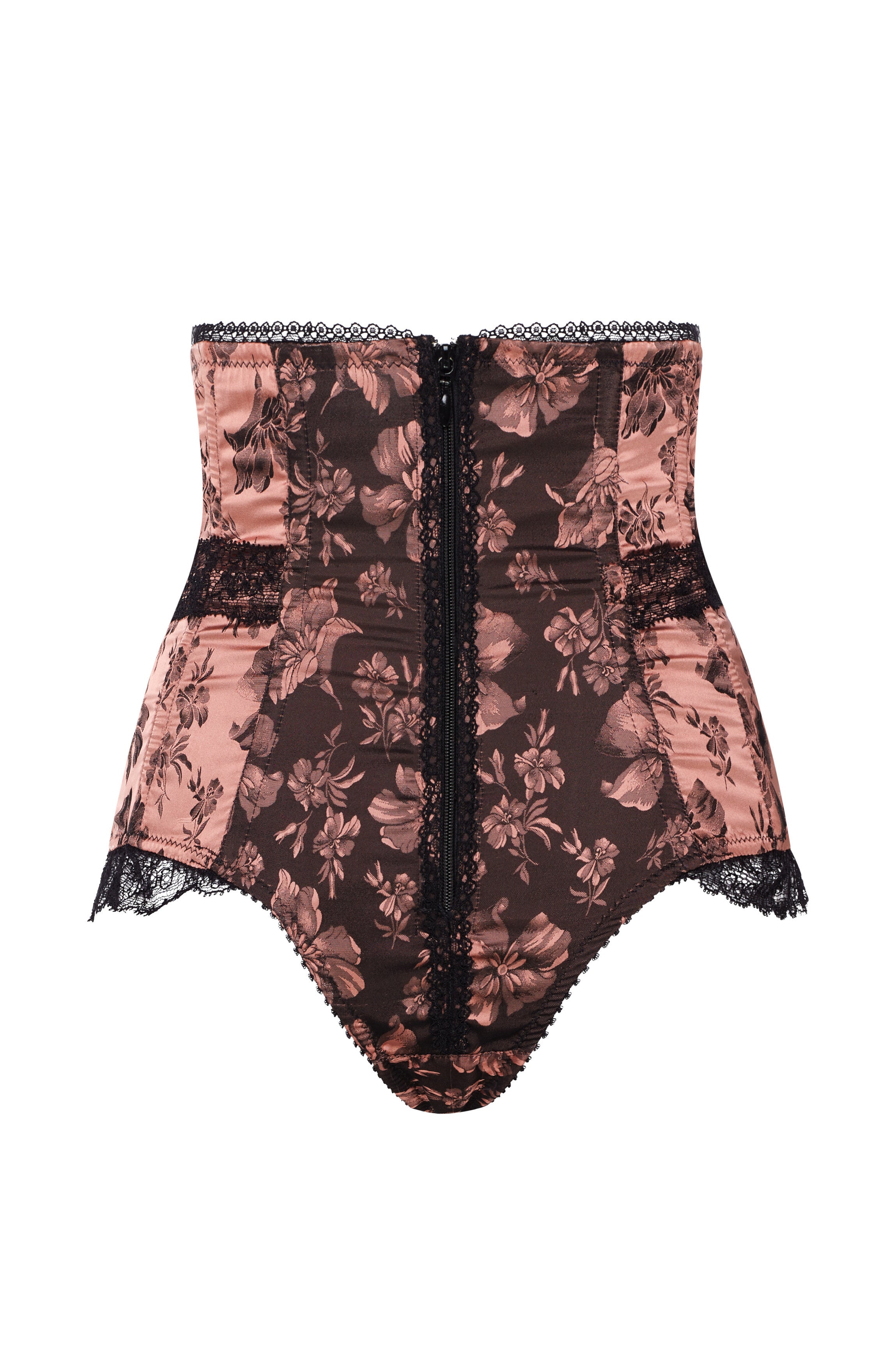cadolle-gilian-culotte-taille-haute-satin-rose-friandise image 1