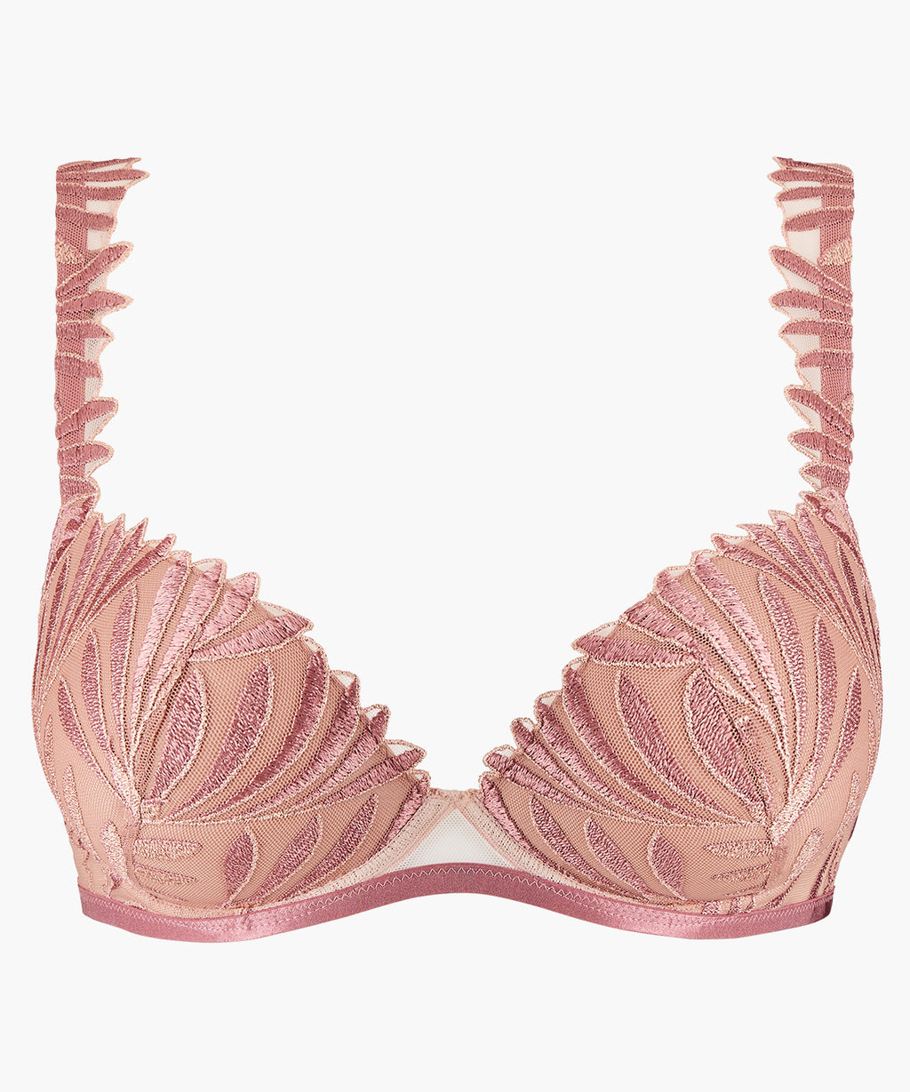 aubade-sensory-illusion-push-up-plunge-silk-rose image 1