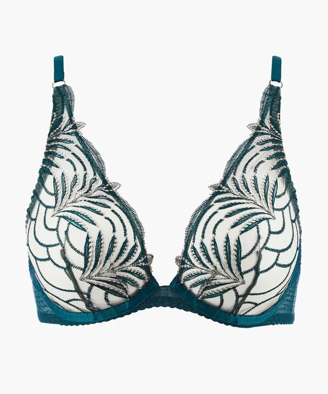 aubade-hypnolove-soutien-gorge-triangle-armatures-evergreen image 1