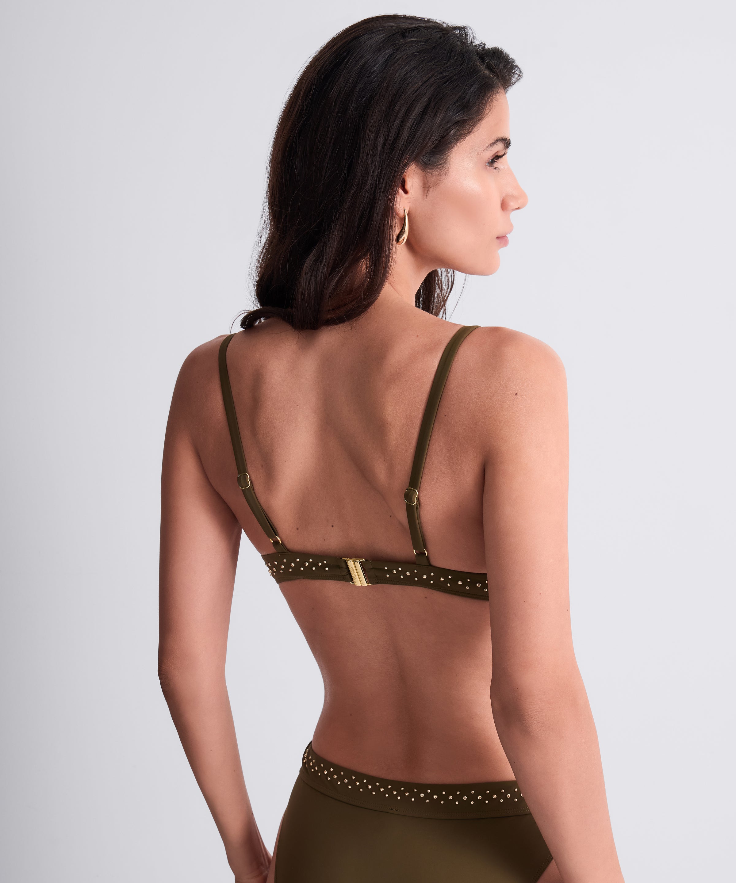 aubade-summer-stars-trikini-khaki image 4