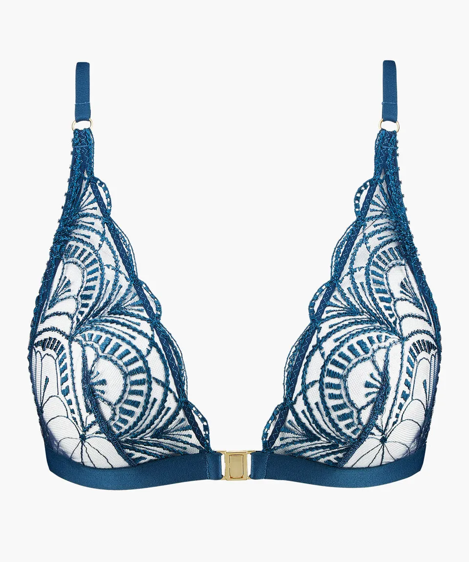 aubade-vibes-bralette-sans-armatures-dark-cyan image 1