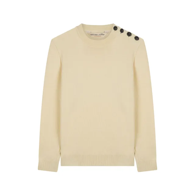atelier-tuffery-patrimoine-pull-homme-laine-cru-saint-james-x-atelier-tuffery image 1