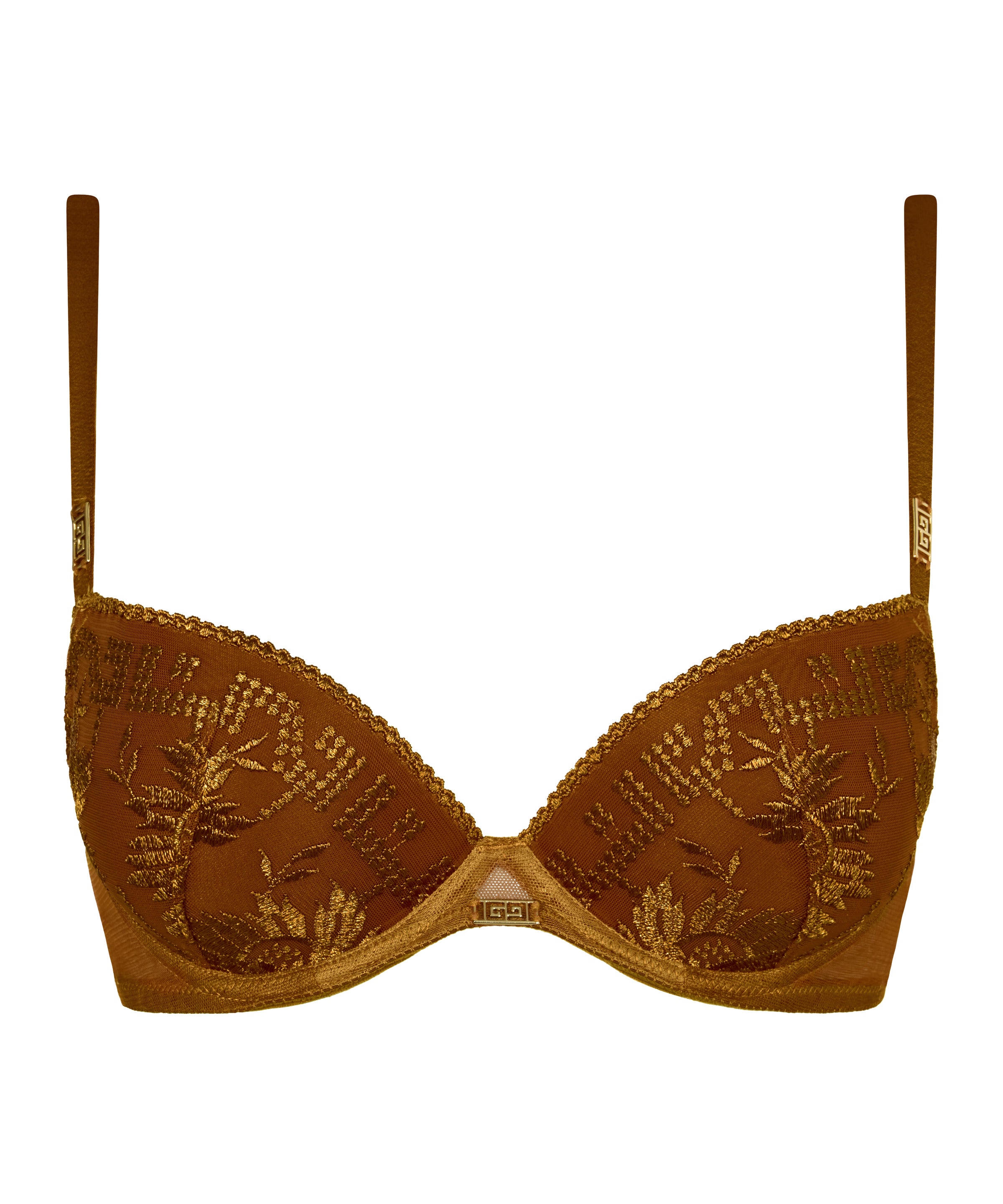 aubade-rules-of-attraction-soutien-gorge-push-up-coques-golden-shadow image 1