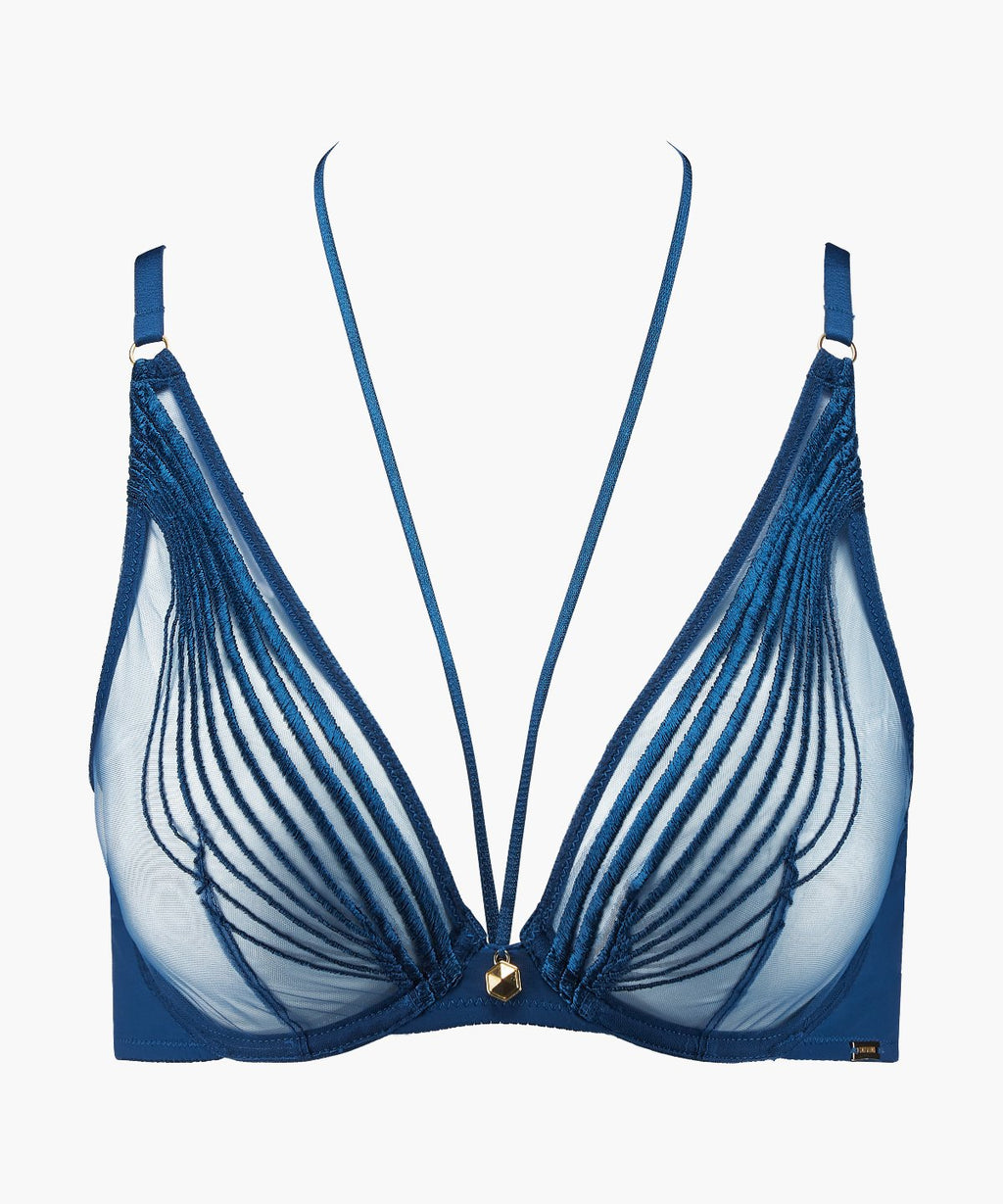 aubade-sumptuous-waves-triangle-imperial-blue image 1