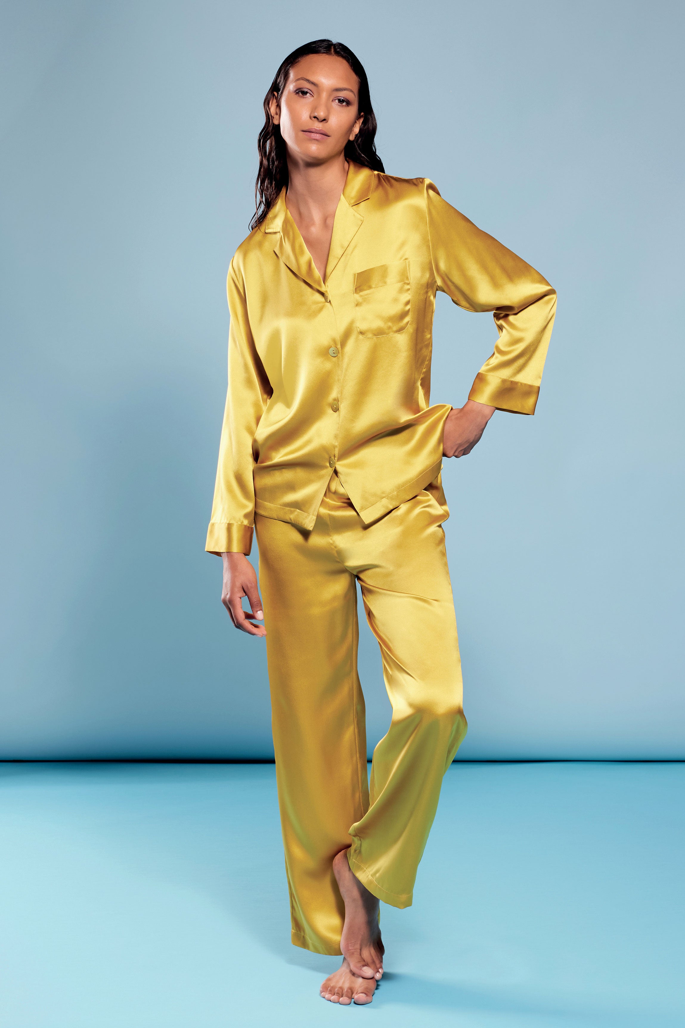 cadolle-pyjama-soie-soleil image 2