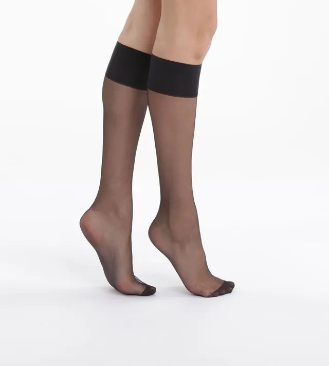 dim-mes-essentiels-lot-de-2-mi-bas-voile-noirs-15d-femme image 1