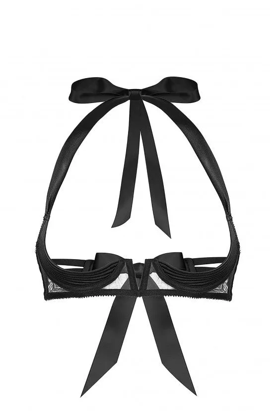 cadolle-soutien-gorge-sein-nu-satin-noir-rama image 1