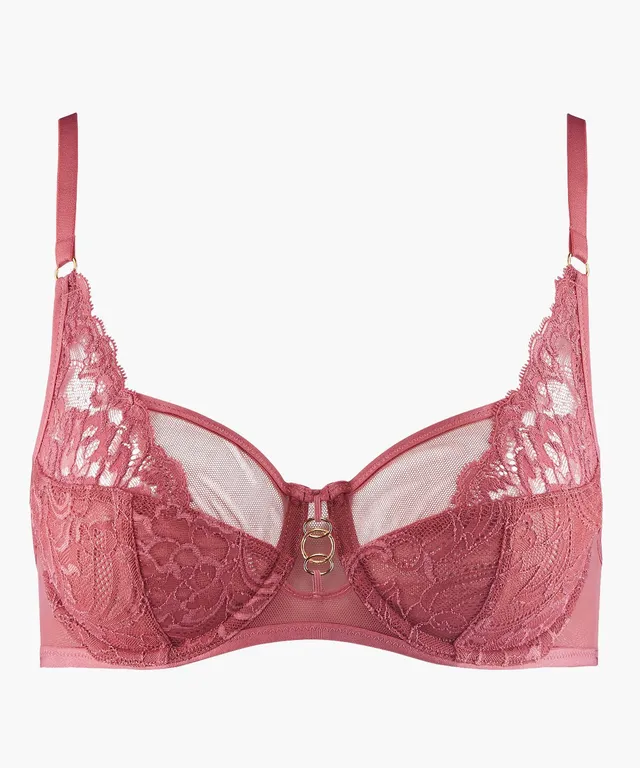 aubade-feeling-myself-soutien-gorge-embo-tant-foulard-rosewood image 1