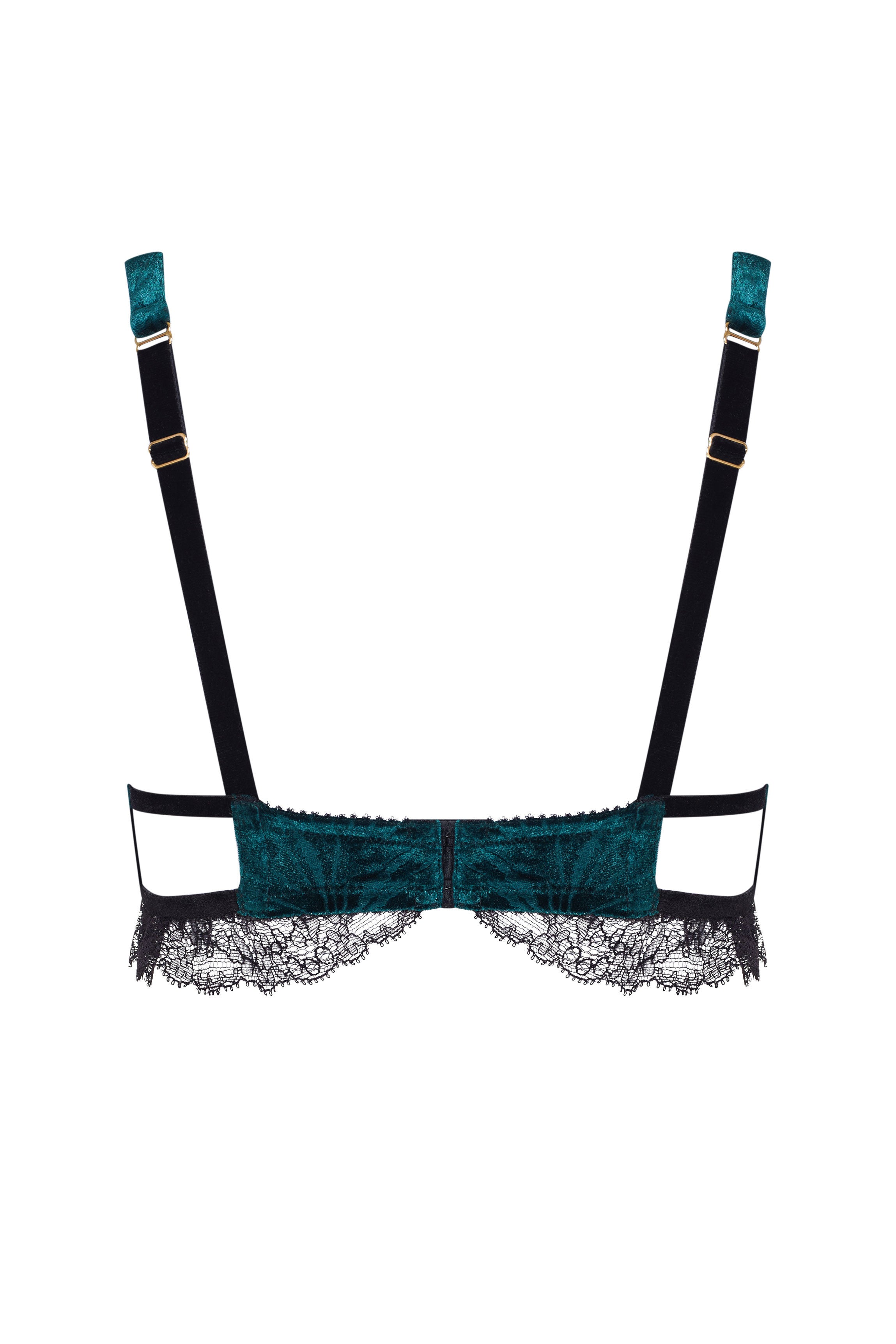cadolle-soutien-gorge-sein-nu-velours-vert image 2