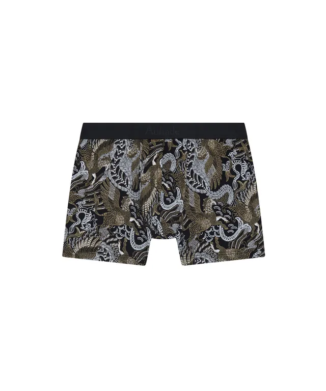 aubade-homme-boxer-hippogriffe-imprim-dor-sur-noir image 1