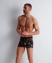 aubade-homme-boxer-herbarium-noir-botanique image 2