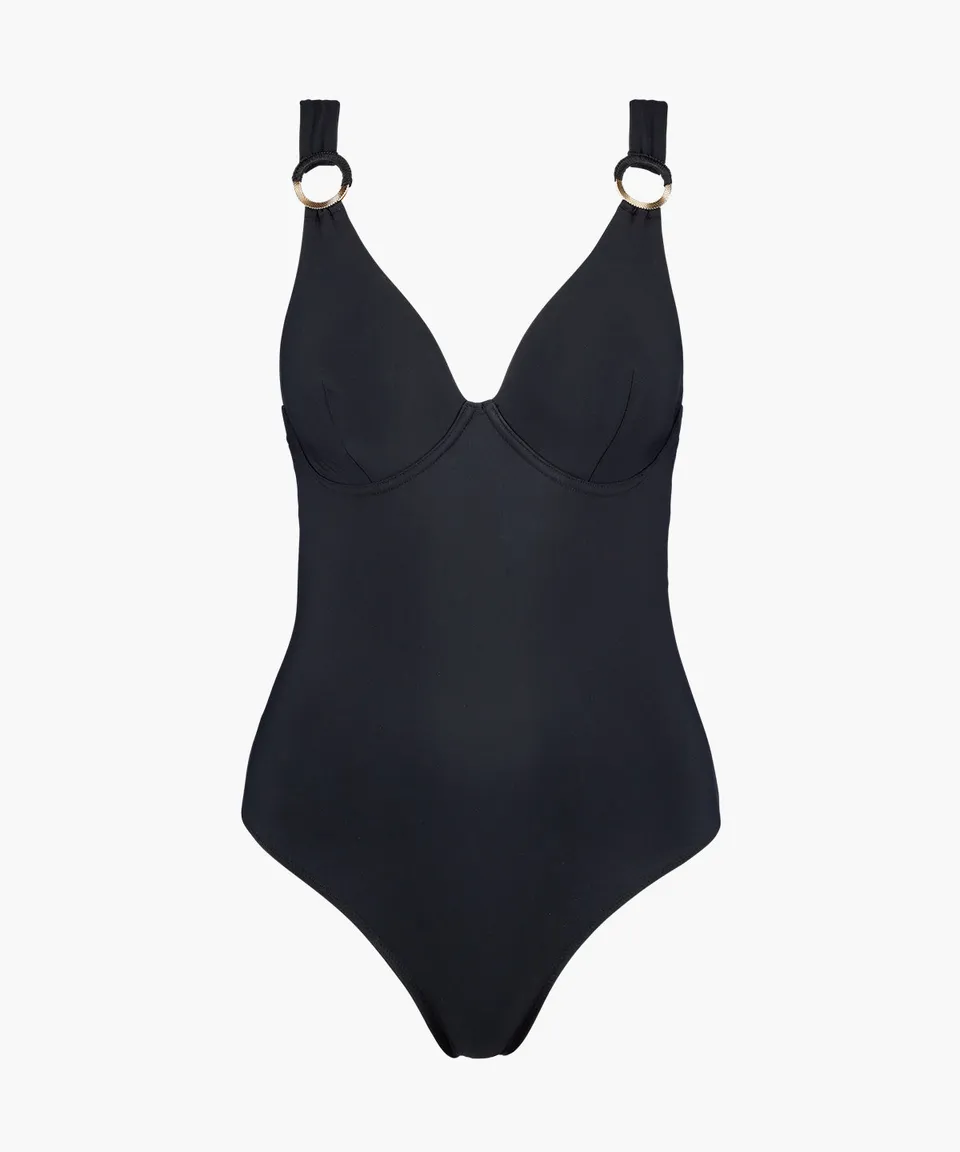 aubade-secret-cove-maillot-de-bain-1-pi-ce-nageur-armatures-noir image 1