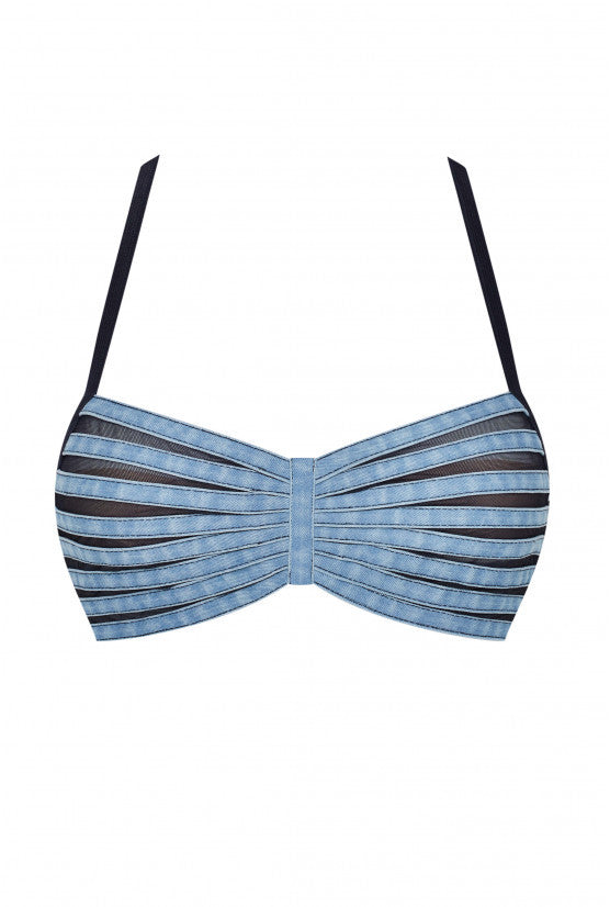 cadolle-soutien-gorge-bandeau-denim-bleu-clair-sans-armature image 1