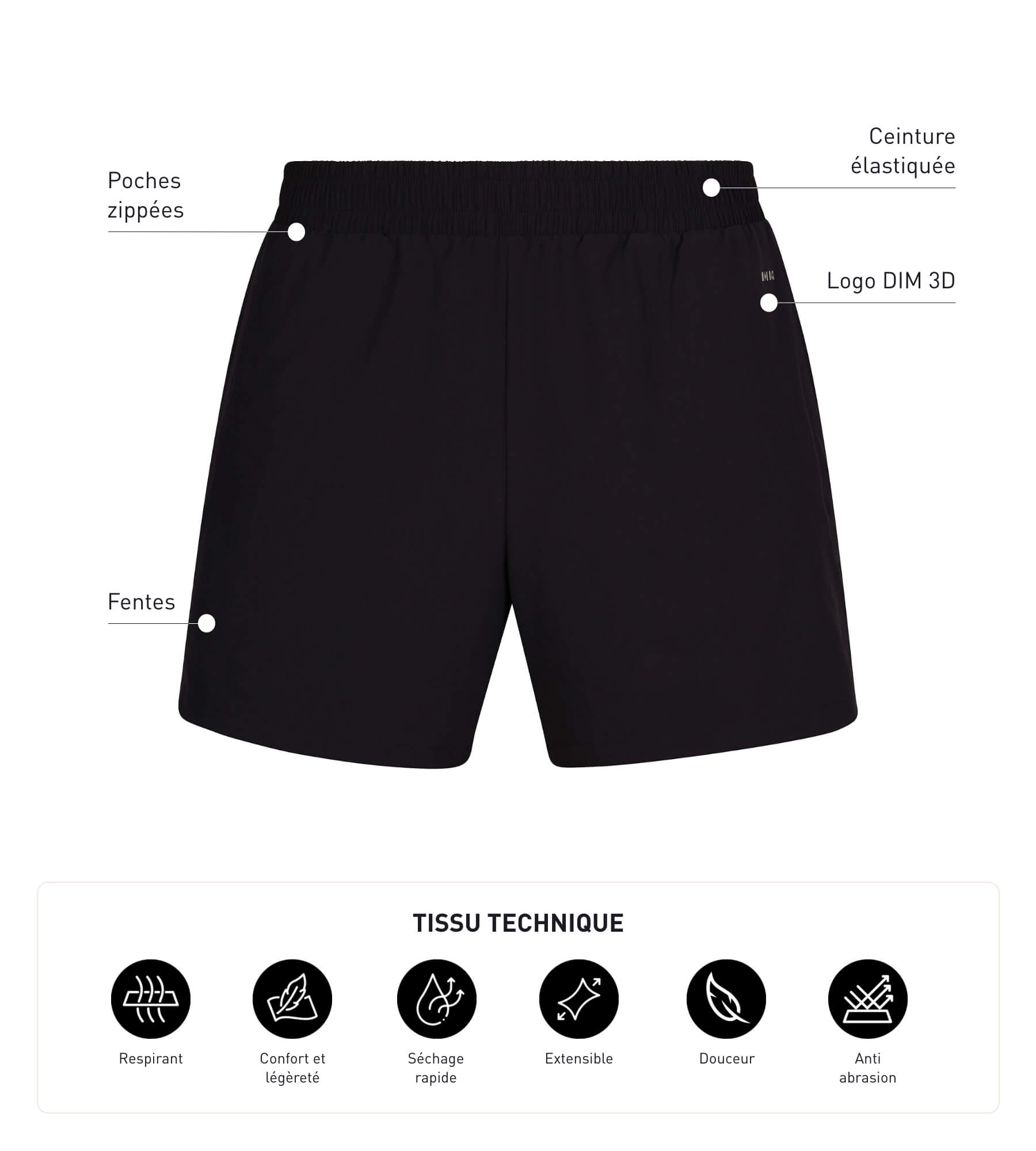 dim-move-short-de-sport-homme-mati-re-a-r-e-noir image 7