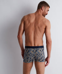 aubade-homme-boxer-paisley-bleu-marine-ocre image 6