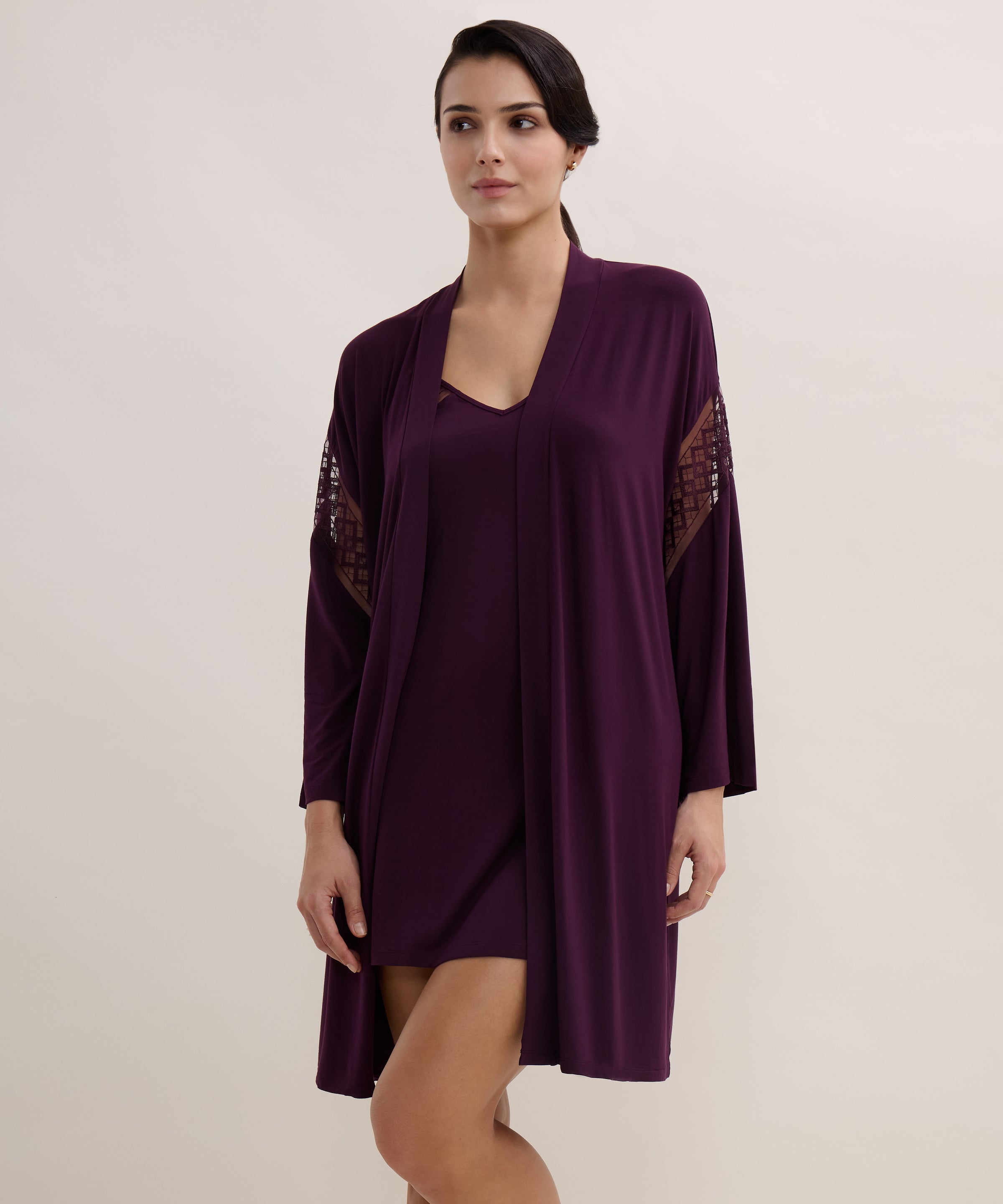 aubade-sweet-obsession-kimono-deep-berry image 5