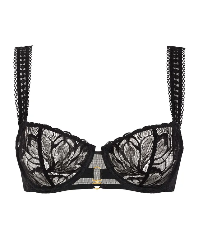 aubade-after-hours-soutien-gorge-demi-bonnets-armatures-noir image 1