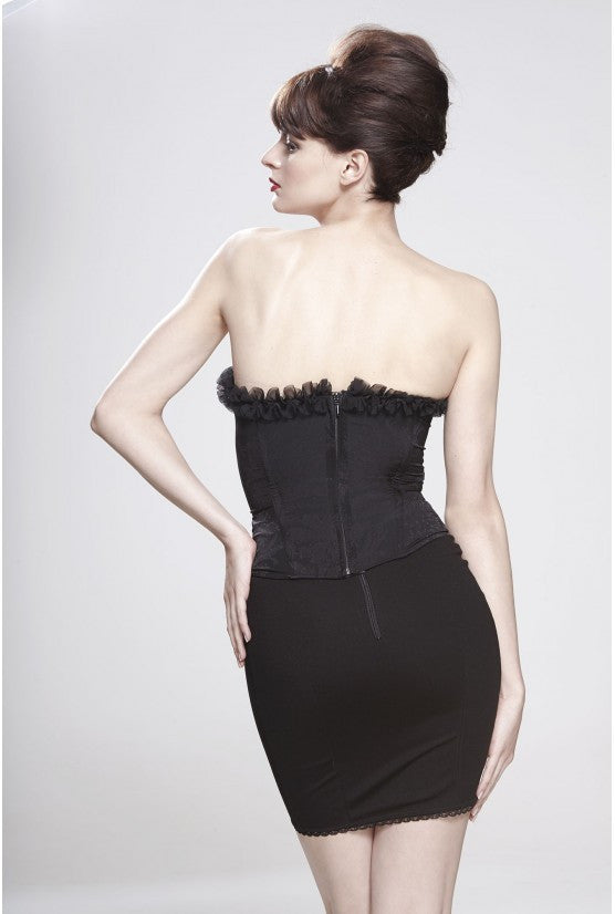 cadolle-diva-corset-noir-satin-broch-la-age image 4