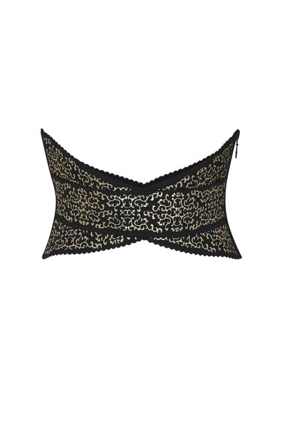 cadolle-serre-taille-junon-noir-et-or image 2
