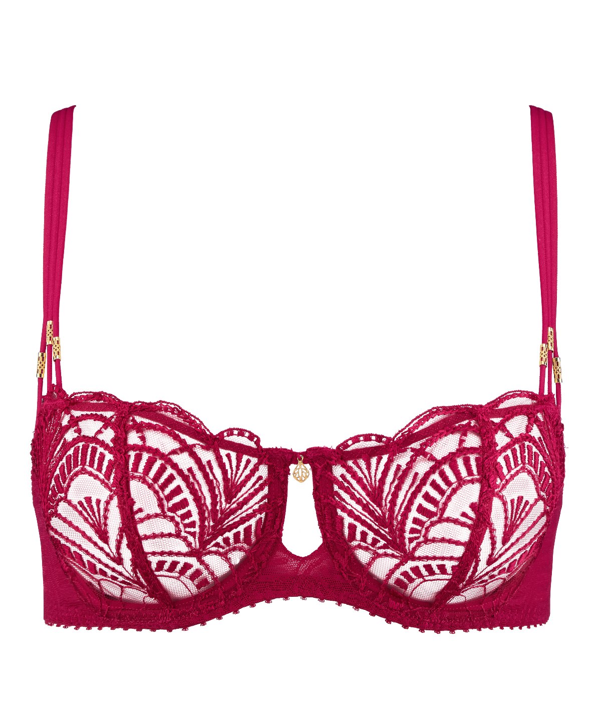 aubade-vibes-soutien-gorge-corbeille-rouge-love-bordeaux image 2