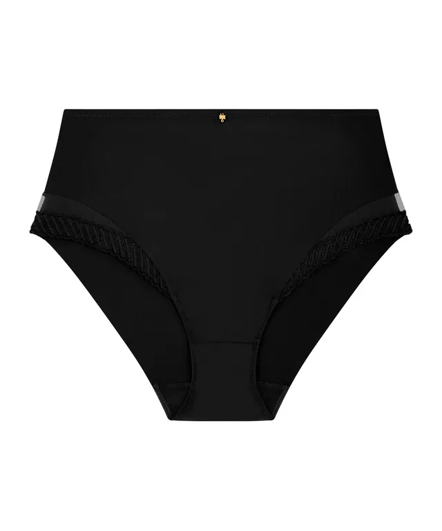 aubade-sheer-emotion-culotte-taille-haute-noir image 1