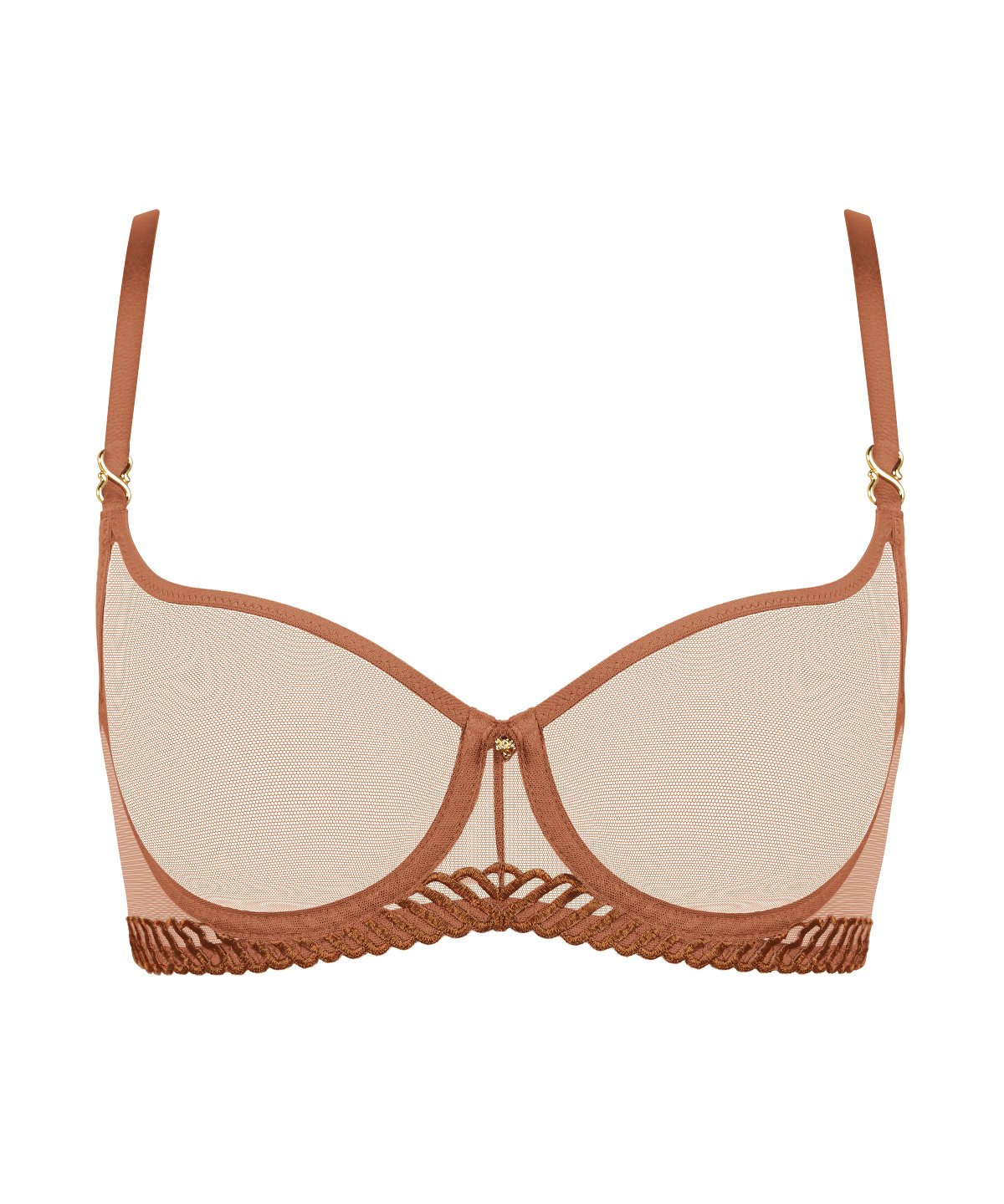 aubade-sheer-emotion-soutien-gorge-corbeille-armatures-honey image 1