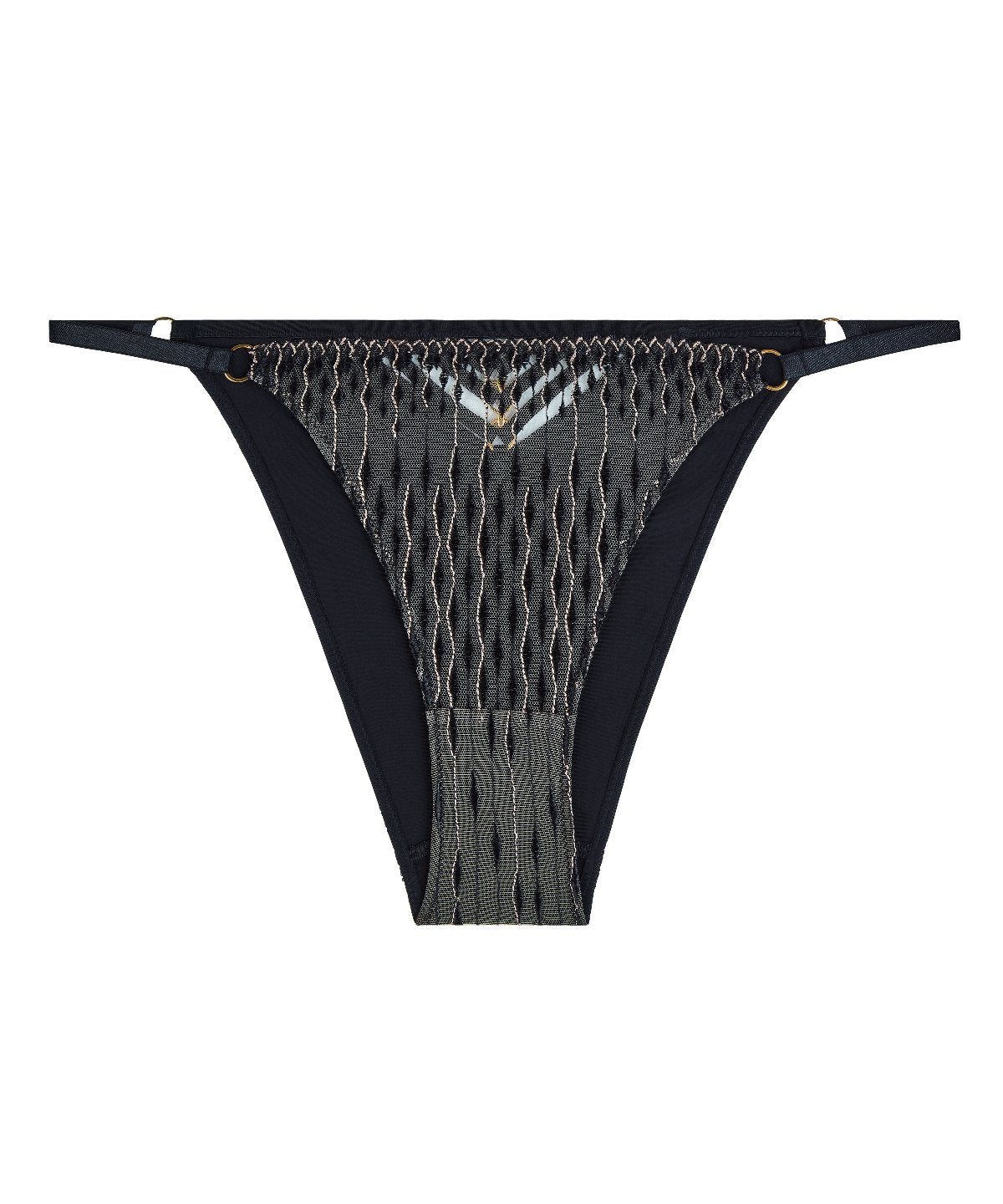 aubade-voodoo-kiss-culotte-taille-basse-noir-millenium image 2