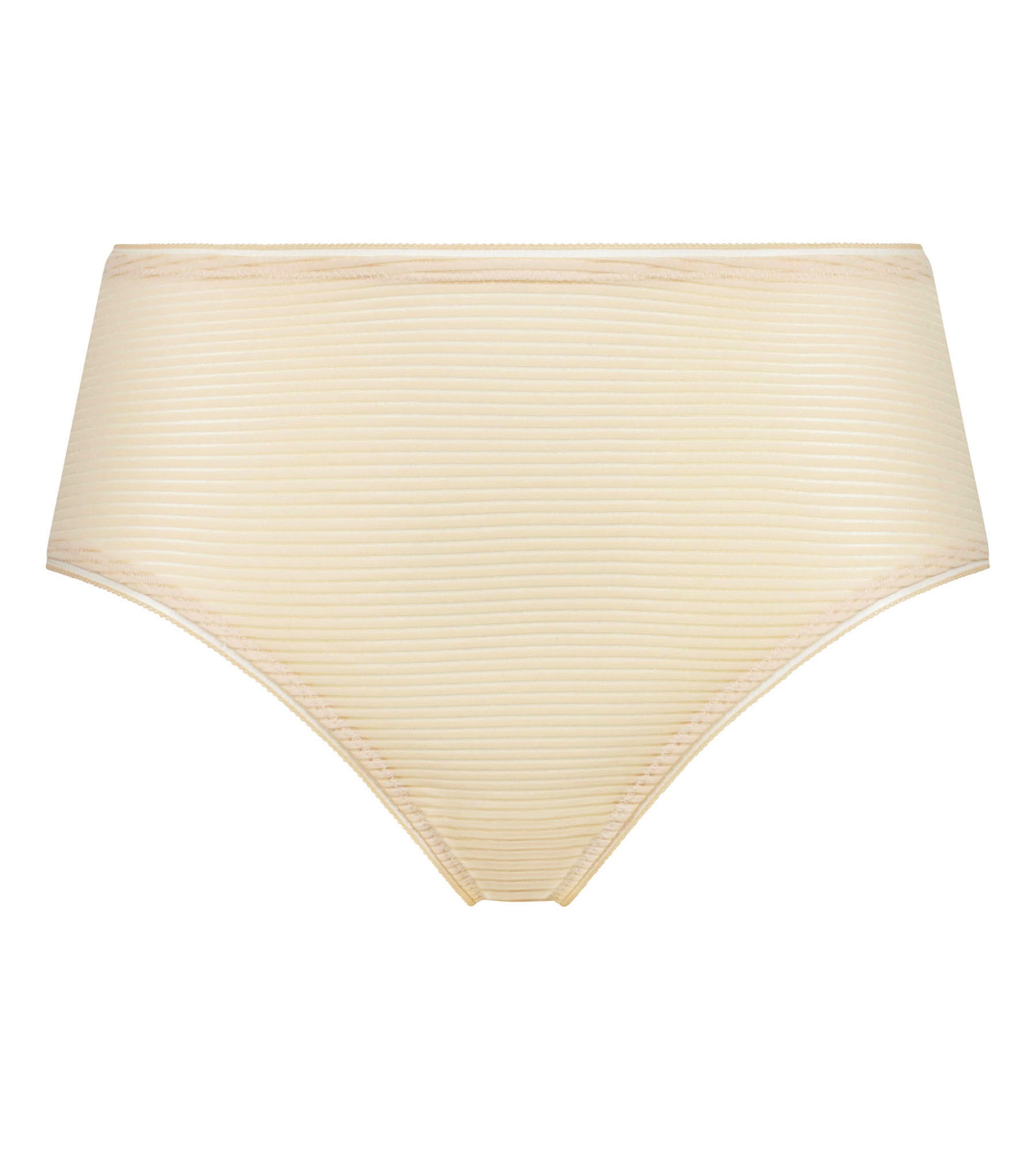 dim-culotte-haute-femme-dim-x-ines-de-la-fressange-beige-macadamia-rayures image 5