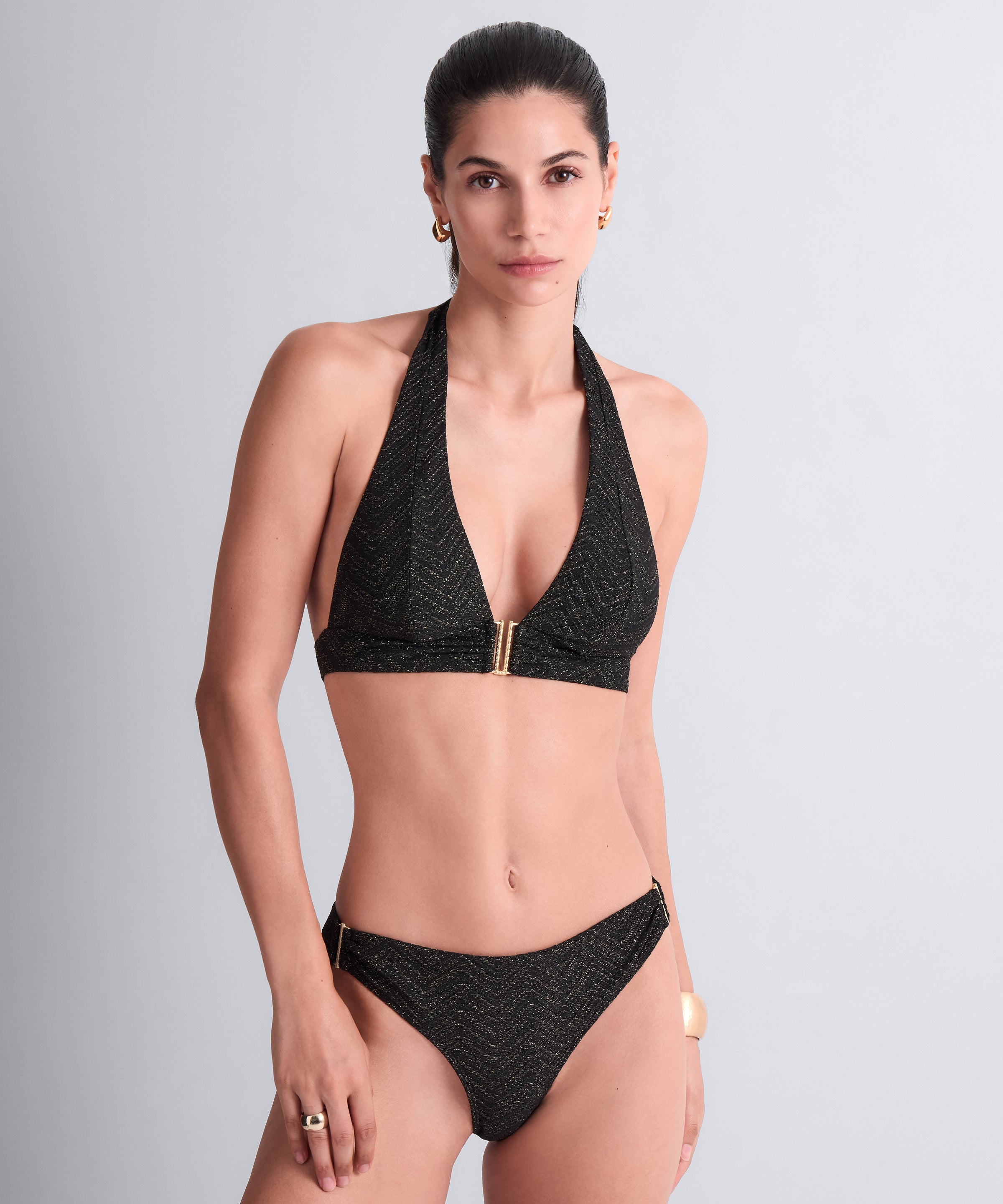 aubade-golden-horizon-haut-de-maillot-triangle-black image 2