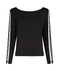 aubade-sweet-obsession-haut-manches-longues-black image 3