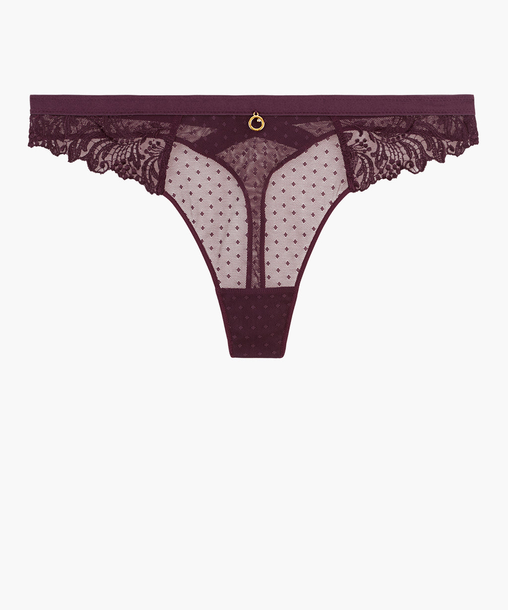 aubade-femme-passion-string-wineberry image 1