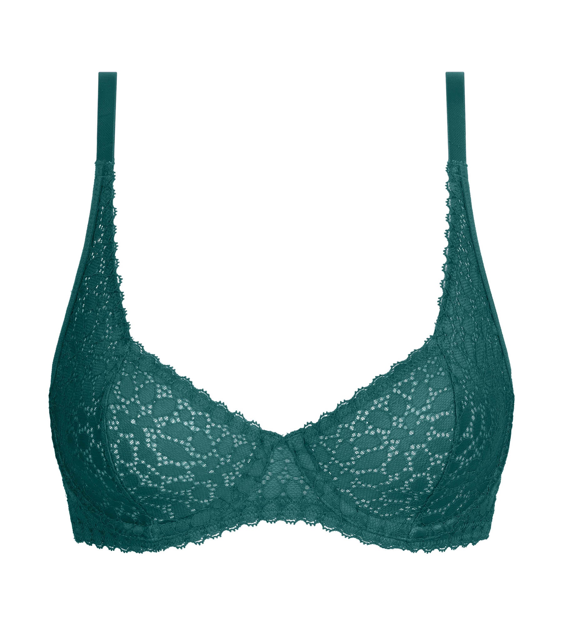 dim-daily-dentelle-soutien-gorge-armatures-vert-meraude image 6