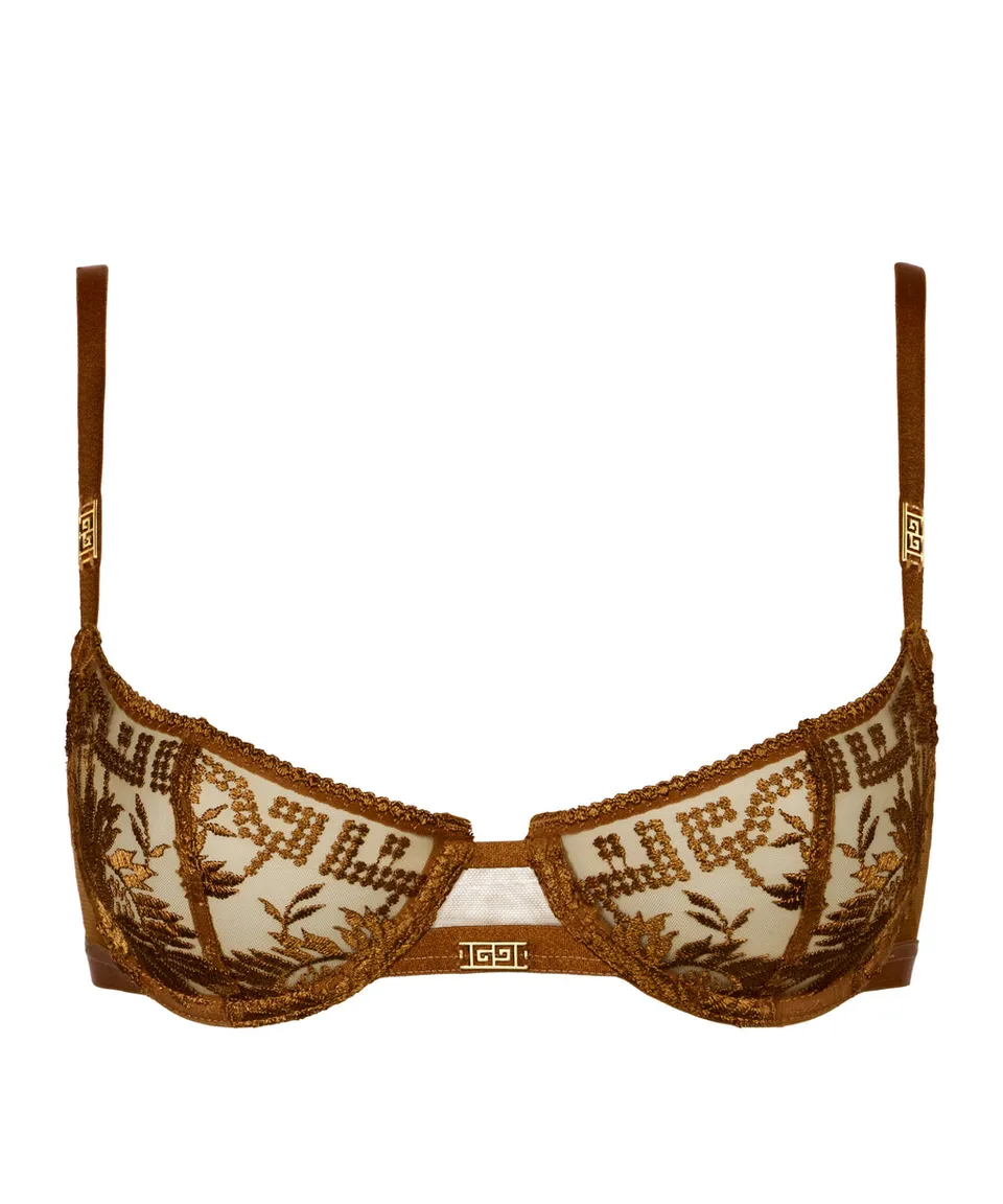 aubade-rules-of-attraction-demi-bonnet-golden-shadow image 1
