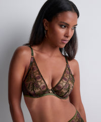 aubade-sound-of-heart-soutien-gorge-triangle-armatur-dark-garden image 2
