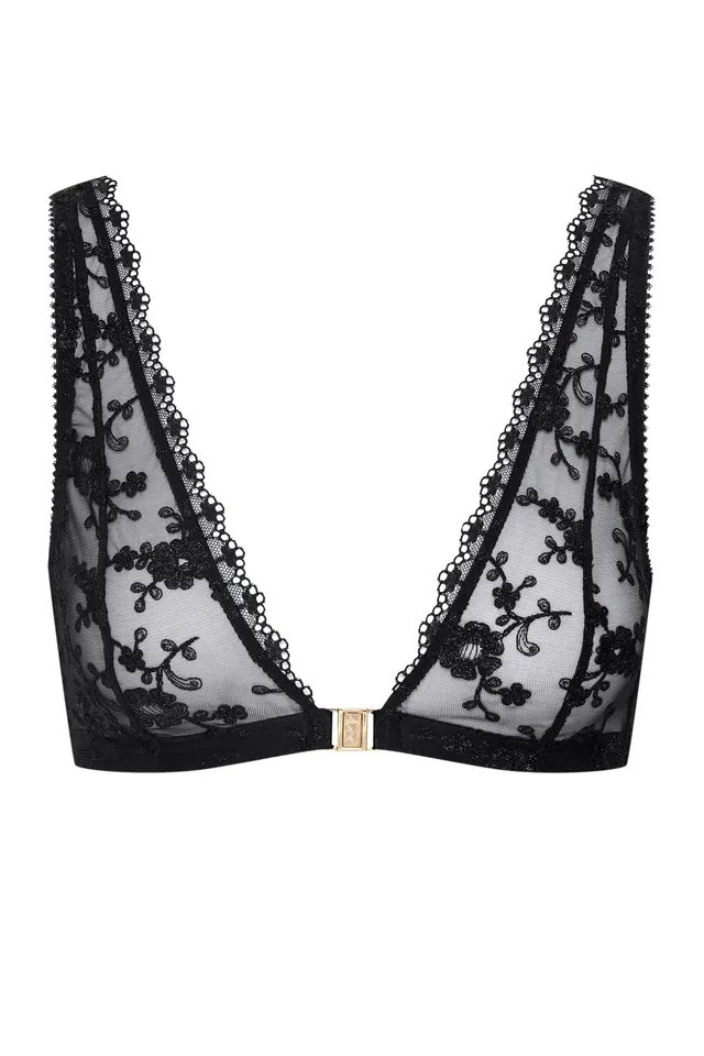 cadolle-clip-soutien-gorge-ouverture-devant-brod-noir image 1