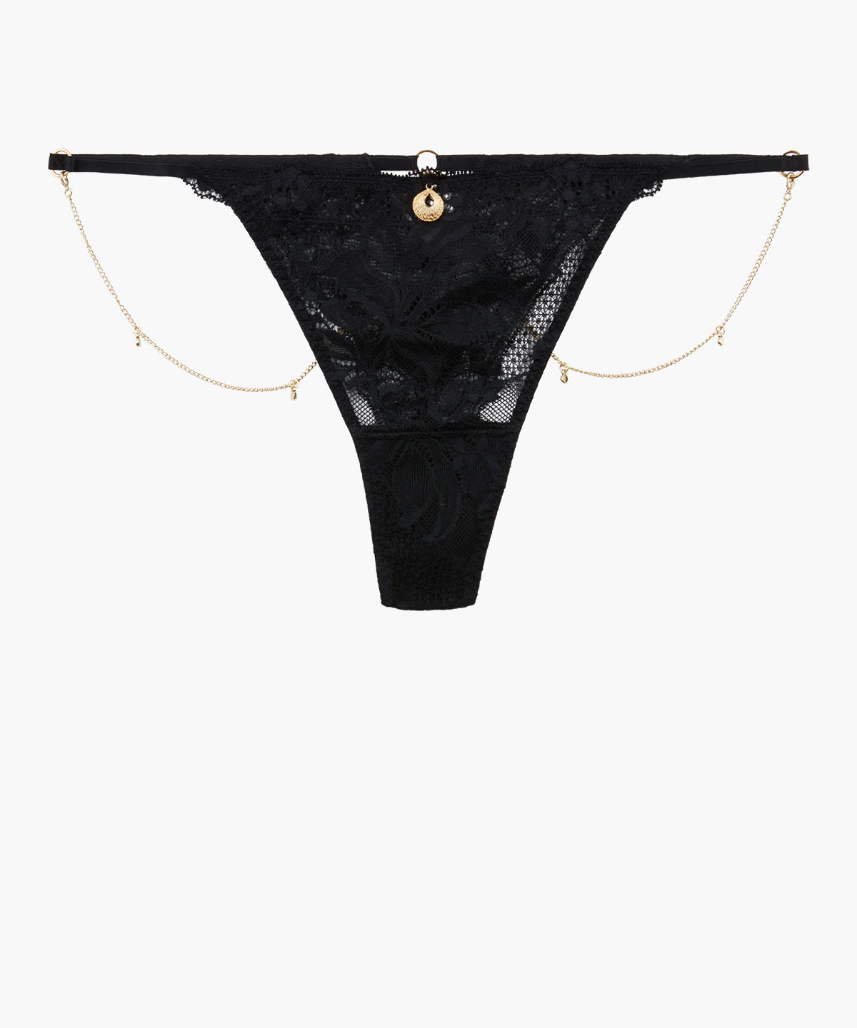aubade-gold-pleasure-string-black-light image 1