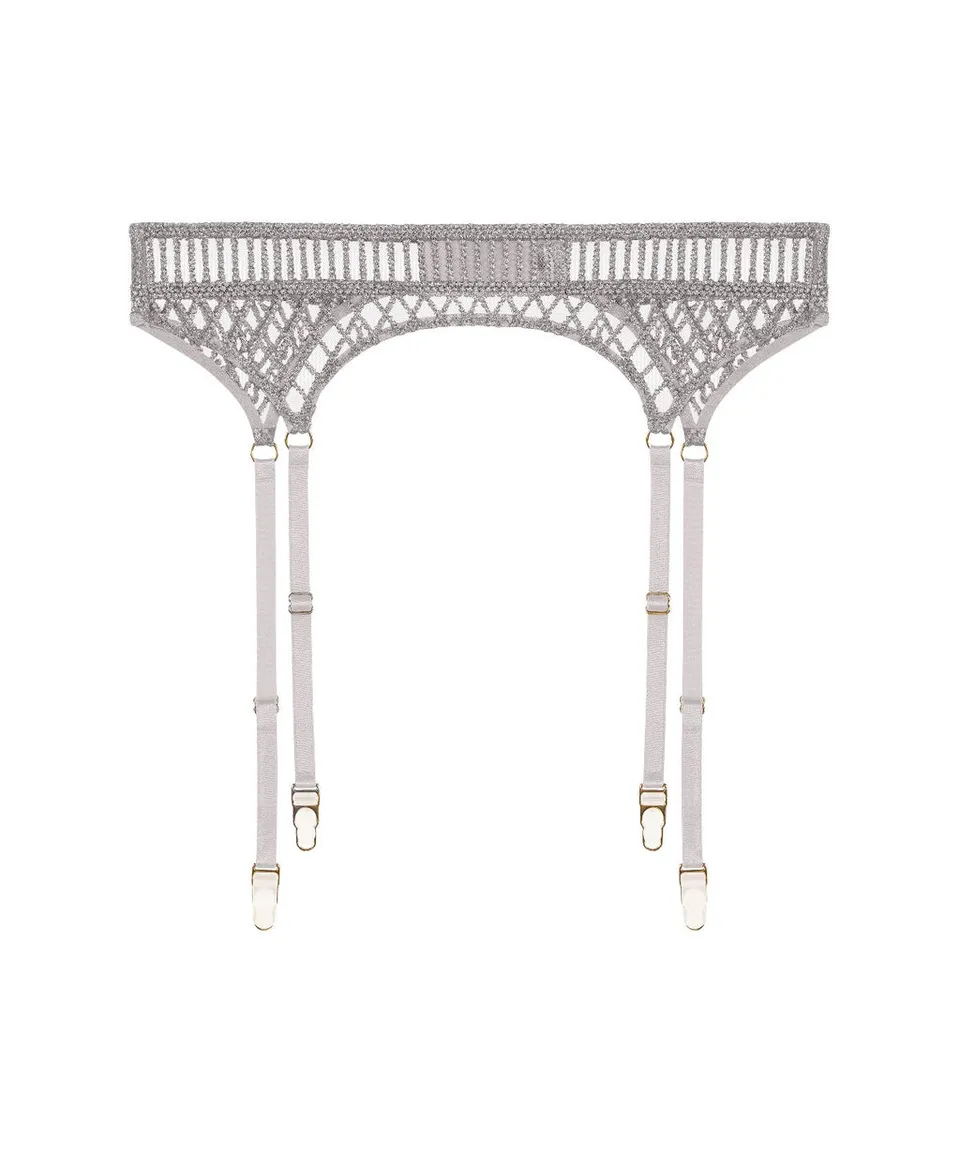 aubade-stardust-dream-porte-jarretelles-cosmos-silver-2 image 1