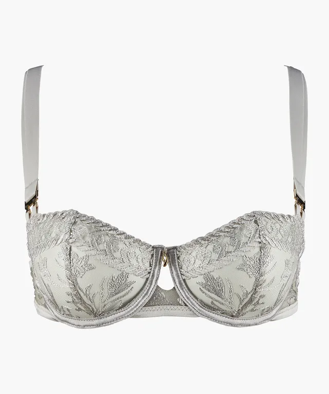 aubade-magnetic-spell-soutien-gorge-balconnet-platine image 1