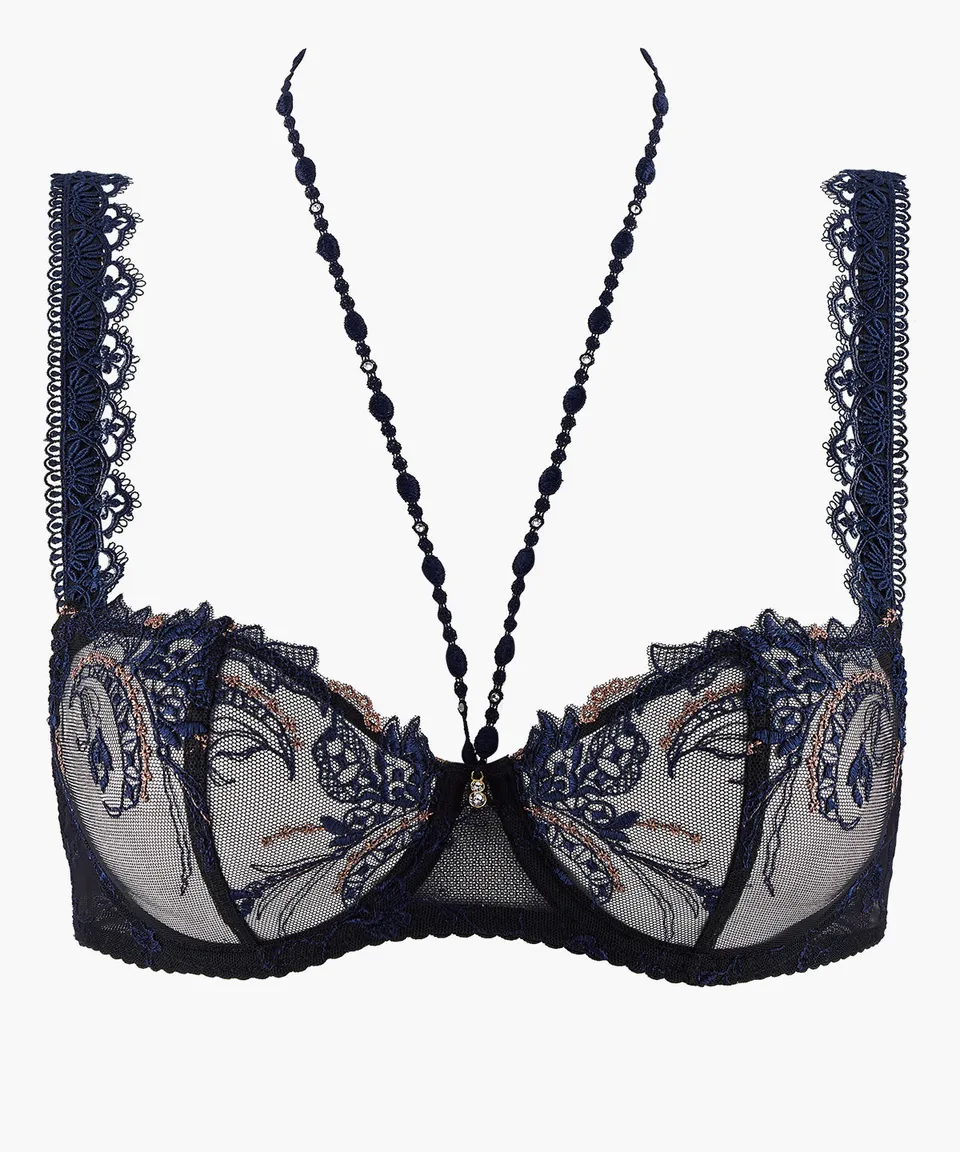 aubade-amour-pr-cieux-soutien-gorge-corbeille-avec-armatures-cosmic-blue image 1