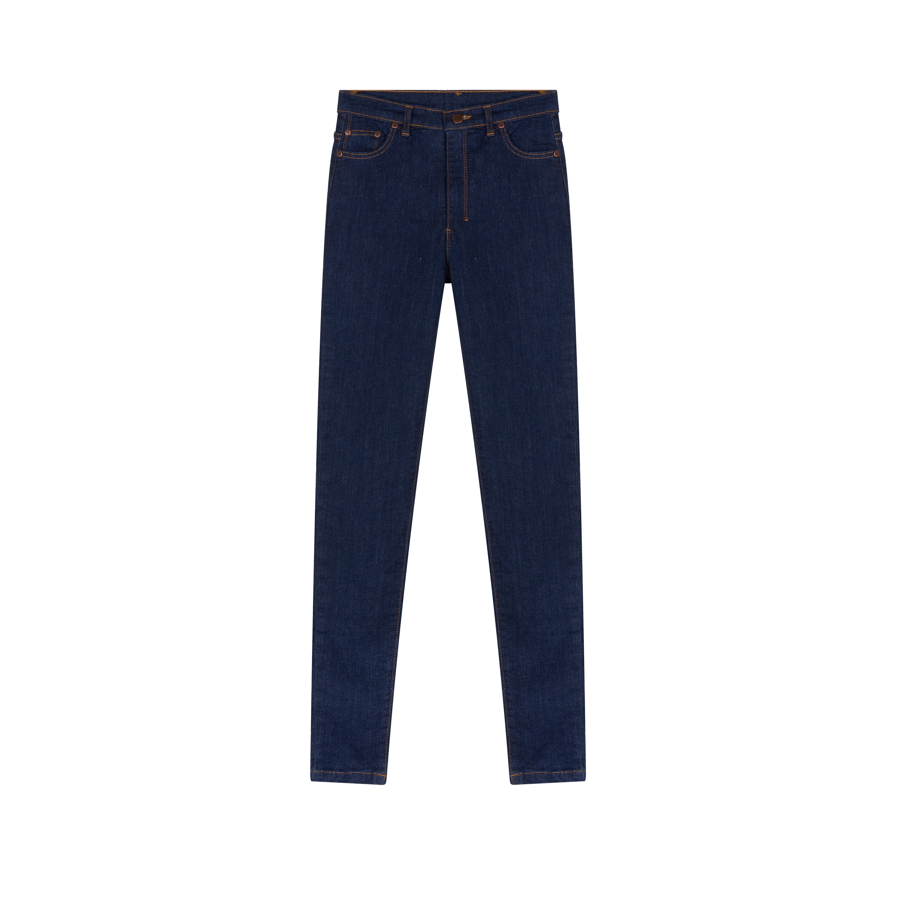 atelier-tuffery-marianne-jean-femme-slim-taille-haute-coton-bio-brut image 1