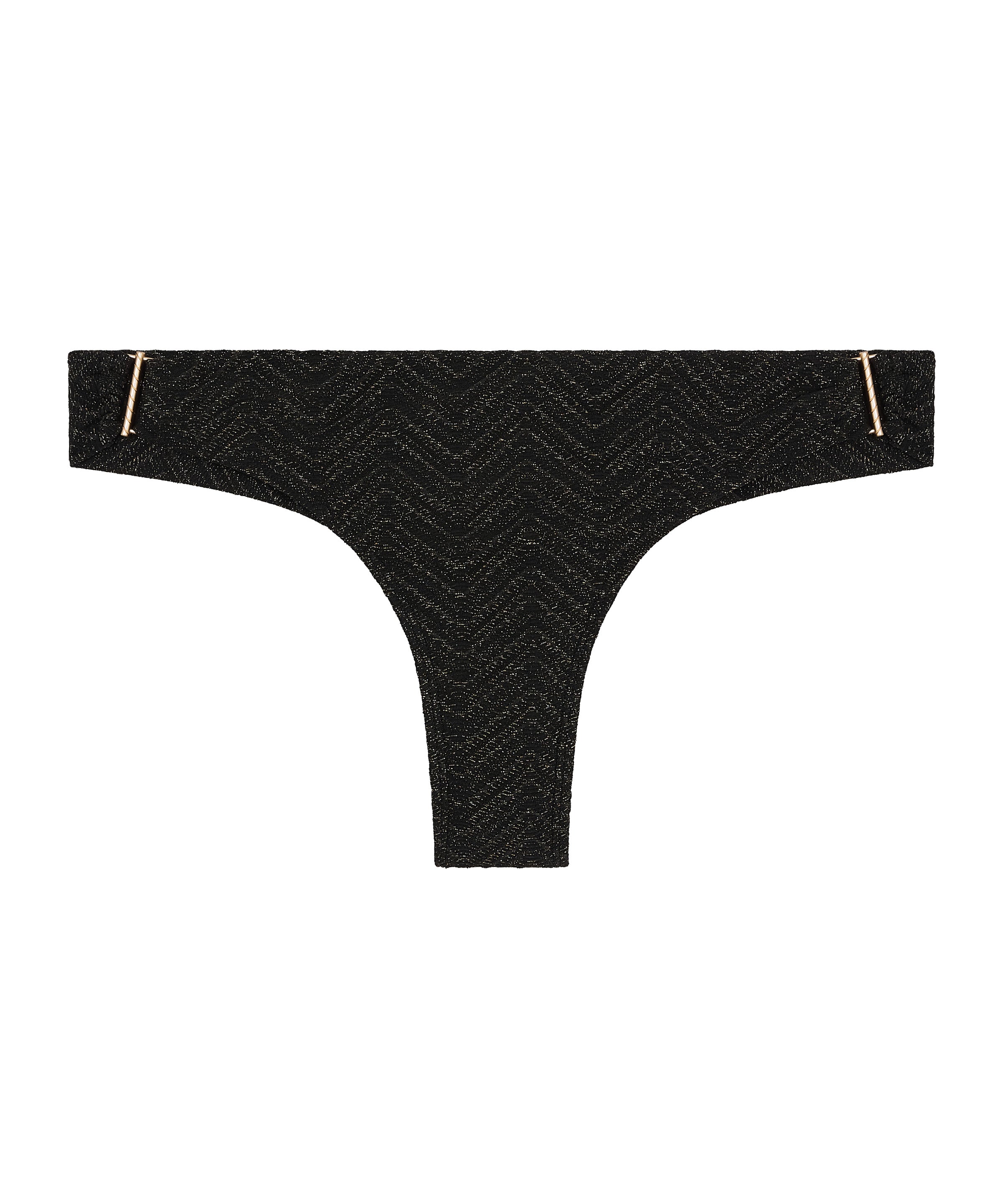 aubade-golden-horizon-bas-de-maillot-de-bain-tanga-noir image 6