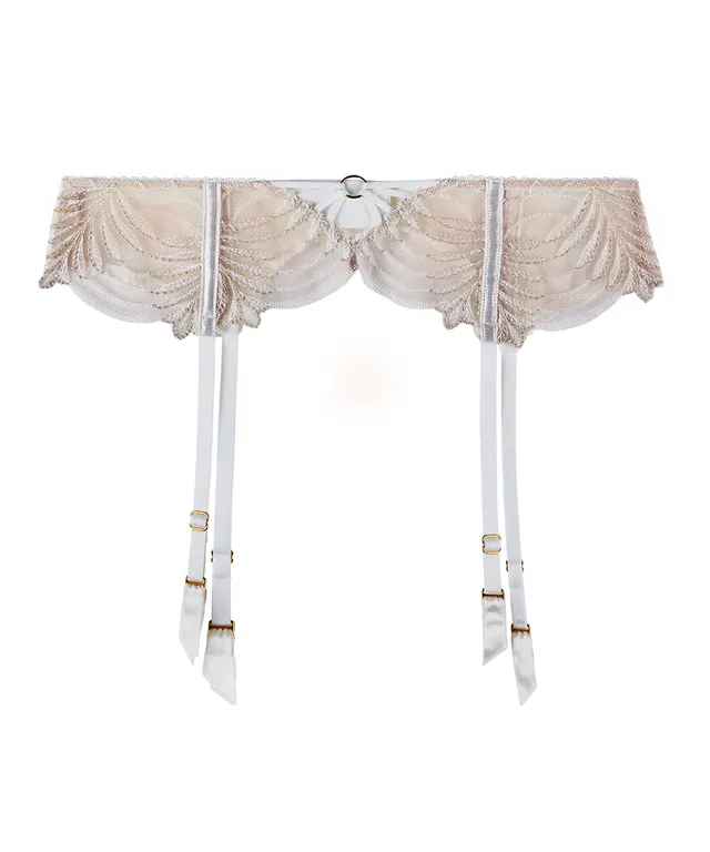aubade-hypnolove-porte-jarretelles-gold-feather-2 image 1