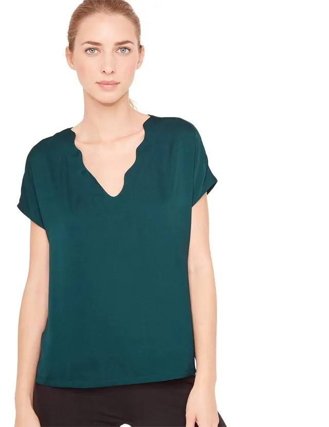 darjeeling-haut-de-pyjama-densha-haut-femme-vert-taille-36 image 1