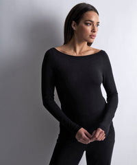 aubade-night-crush-top-manches-longues-noir image 3