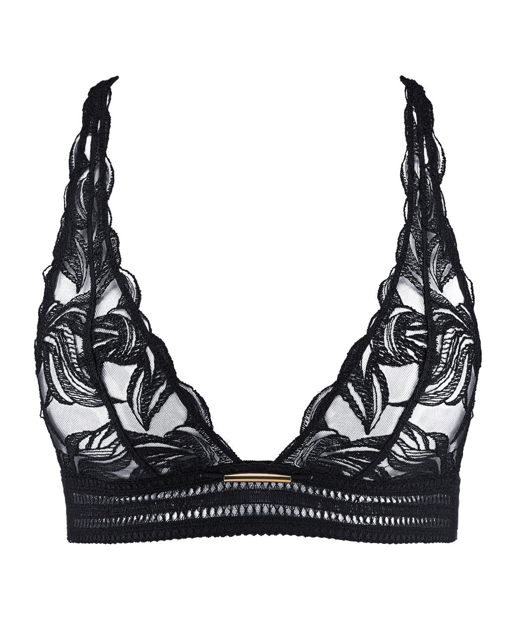 aubade-into-the-groove-bralette-triangle-sans-armatures-black image 1