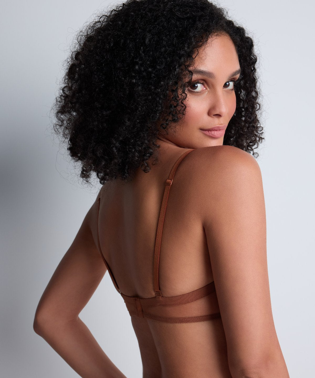 aubade-sheer-emotion-soutien-gorge-bandeau-plunge-honey image 7